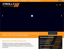 Tablet Screenshot of oreillytraining.com